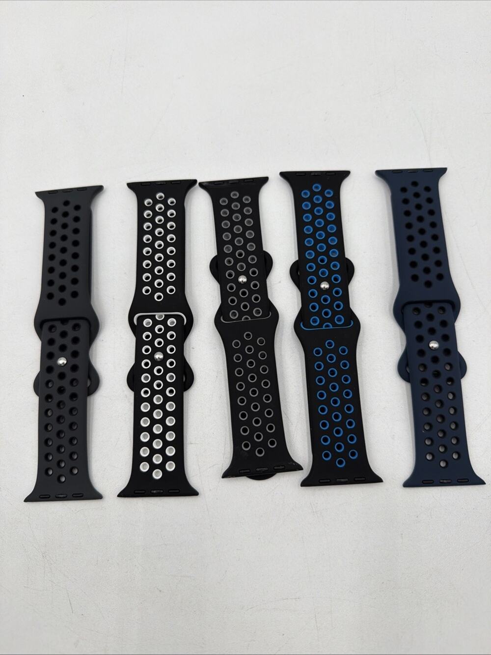 5 Pack Sport Bands Compatible with Apple Watch Band 44Mm 45Mm 46Mm 42Mm 41Mm 40M
